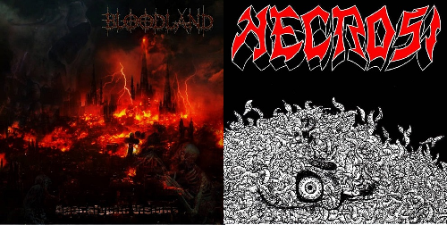 Bloodland/Necrosi – Death Metal Attack Split